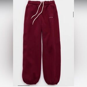 OFFLINE by aerie cloud fleece baggy joggers.